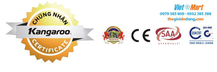 Chứng nhận chất lượng của đèn sưởi ấm nhà tắm Kangaroo