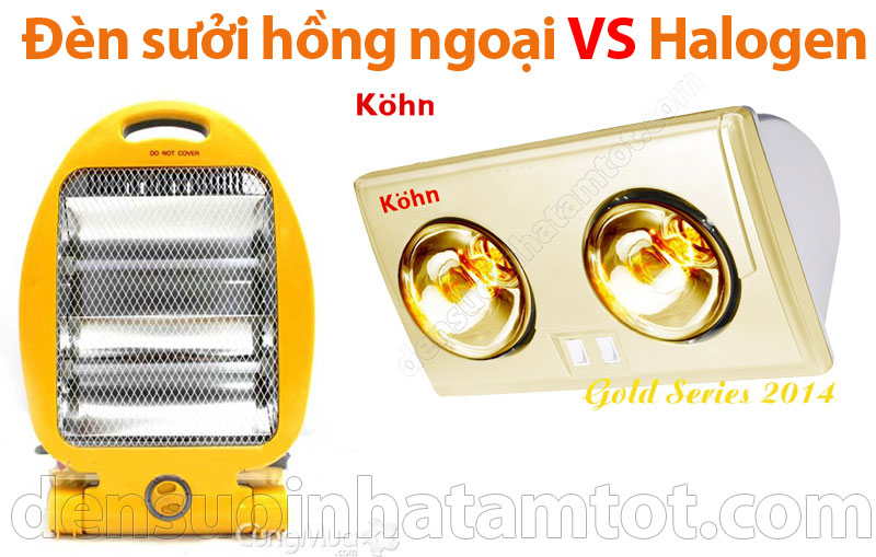 chọn đèn sưởi hồng ngoại hay đèn halogen