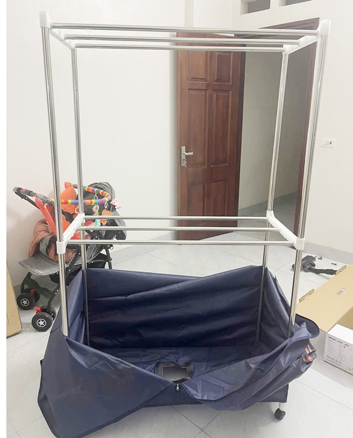 Cách lắp Tủ sấy quần áo Espark Thái Lan ESP 889 thiết kế nhỏ gọn