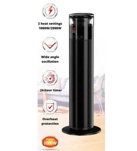 Máy sưởi gốm Ceramic Saiko CH 2011DH