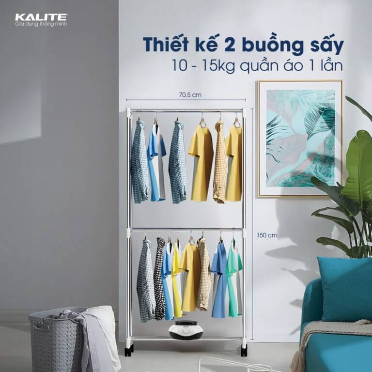 Máy sấy quần áo Kalite KL6880