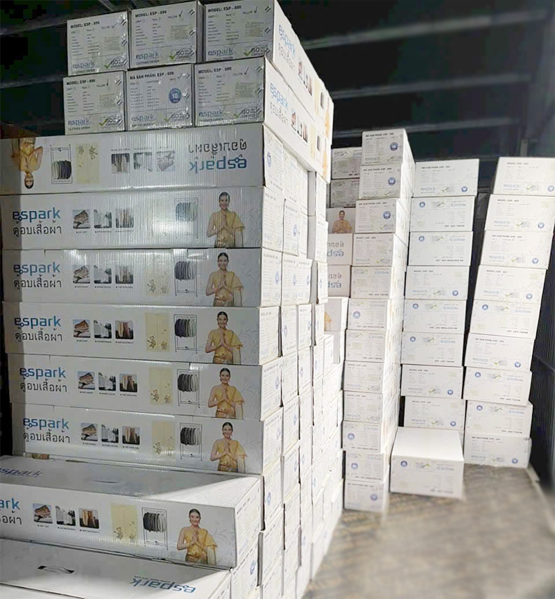 Kho Tủ sấy quần áo Espark Thái Lan ESP 889 thiết kế nhỏ gọn