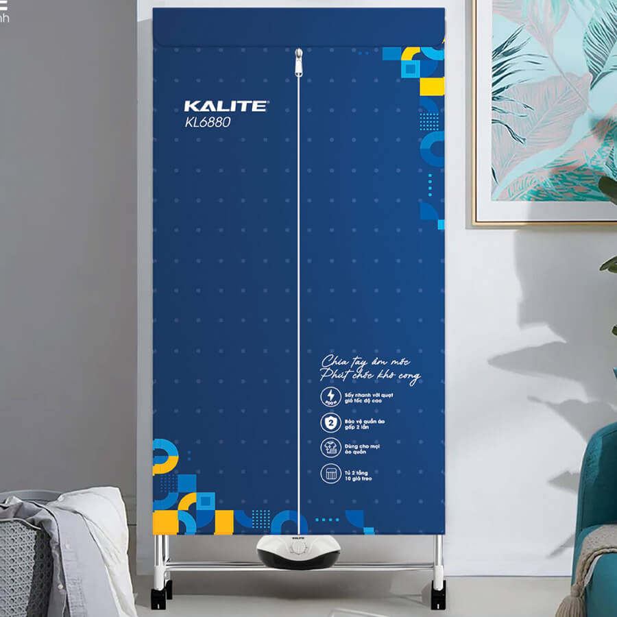 Tủ sấy quần áo Kalite KL6880