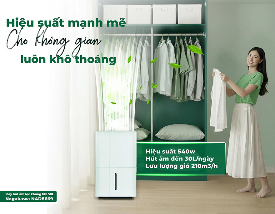 Hiệu Suất Mạnh Mẽ và Lưu Lượng Gió Lớn
